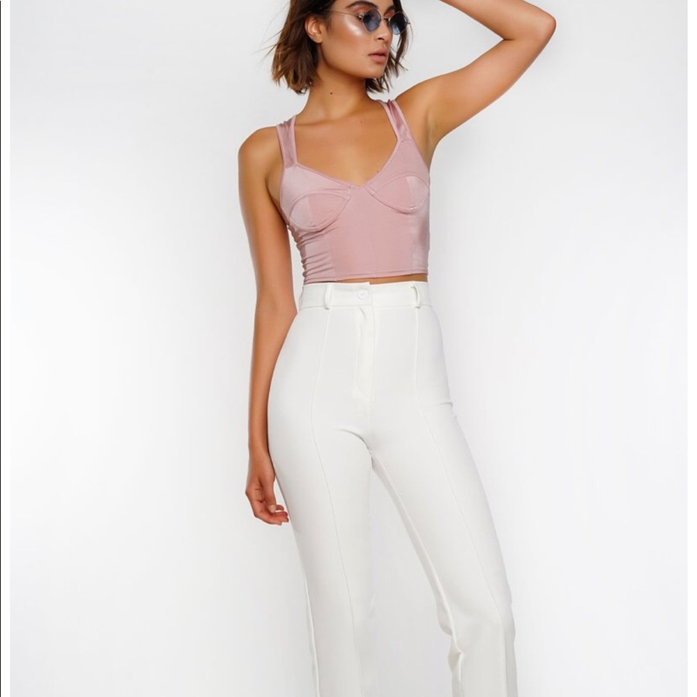 🚫SOLD🚫 Ivory Straight Leg Trousers